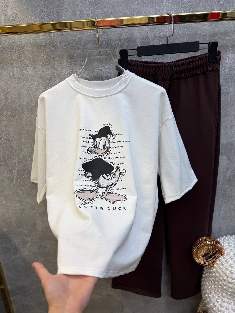 Костюм футболка и брюки